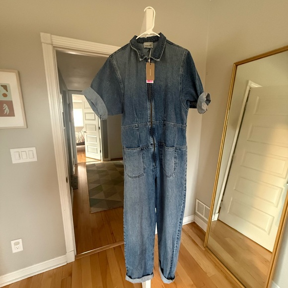 Rachel Comey Blue Denim Jumpsuit - Picture 1 of 3
